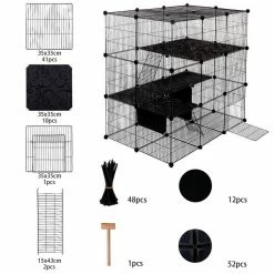 EUGAD Freigehege, Freigehege Laufstall Kleintiere 109x74x109cm -EUGAD Verkäufe 69f71a82 cef4 5ab3 a9f7 5069d1676d6a