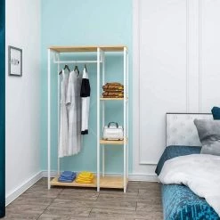 EUGAD Kleiderständer, Garderobenständer Hängeregal mit Schuhregal Holz Metall Schwarz-Hell Eiche Schwarz-Vintage, Weiß-Eiche 21 EUGAD Kleiderständer, Garderobenständer Hängeregal mit Schuhregal Holz Metall Schwarz-Hell Eiche Schwarz-Vintage, Weiß-Eiche -EUGAD Verkäufe 6ce47561 254a 5107 8bc1 bd3f5c72d846