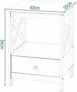 EUGAD Nachttisch, 2er-Set Beistelltisch Nachtschrank Nachtkommode Sofatisch aus MDF mit Schublade und Ablage für Schlafzimmer oder Wohnzimmer Weiß 13 EUGAD Nachttisch, 2er-Set Beistelltisch Nachtschrank Nachtkommode Sofatisch aus MDF mit Schublade und Ablage für Schlafzimmer oder Wohnzimmer Weiß -EUGAD Verkäufe 6d150f01 9b17 573b bd2e 5fab9823cb8d