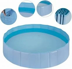 EUGAD Planschbecken, Hundepool Planschbecken Faltbares Doggy Pool blau -EUGAD Verkäufe 6d9b7c7f a4fb 5940 b064 4e5fa034ddeb