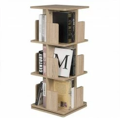 EUGAD Bücherregal, Raumteiler Standregal mit 3 Ebenen, 360° frei drehbar, MDF, Natur 12 EUGAD Bücherregal, Raumteiler Standregal mit 3 Ebenen, 360° frei drehbar, MDF, Natur -EUGAD Verkäufe 6db5d1fe 7d36 5b9b aadc 0b9c1b059ea1