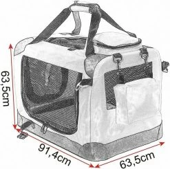 EUGAD Tiertransporttasche, Hundebox faltbar Hundetransportbox Auto Transportbox Reisebox Katzenbox Schwarz 50 EUGAD Tiertransporttasche, Hundebox faltbar Hundetransportbox Auto Transportbox Reisebox Katzenbox Schwarz -EUGAD Verkäufe 6eb139a1 3074 5185 84d2 3ffa03183887