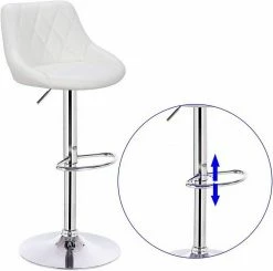 EUGAD Barhocker, 2er-Set Barstühle, höhenverstellbar, 360°drehbar Weiß Bordeaux, Cremeweiß, Grau, Khaki, Rot, Schwarz, Weiß 49 EUGAD Barhocker, 2er-Set Barstühle, höhenverstellbar, 360°drehbar Weiß Bordeaux, Cremeweiß, Grau, Khaki, Rot, Schwarz, Weiß -EUGAD Verkäufe 703a6f2a 15fc 5798 b9a7 8c2107912936