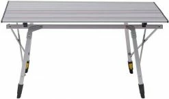 EUGAD Campingtisch, Camping Klapptisch aus Aluminium, mit Tragetasche, Höhenverstellbarer, 90x52.2x(45-72)cm -EUGAD Verkäufe 7103e3a6 4889 5957 8c9a 730194510ef5