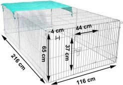 EUGAD Freigehege »0002TSL«, Freilaufgehege mit Sonnenschutz für Kleintiere -EUGAD Verkäufe 73355b7b f312 5cfa 83d2 6124eb94214e