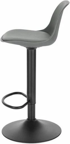 EUGAD Barhocker, mit Rückenlehne, Barstühle Höhenverstellbar und 360° Drehbar, Zeitgenössisch für Esszimmer, Bar Schwarz Grau -EUGAD Verkäufe 790b5bd9 9d1e 525c 81cf de80c6c98359