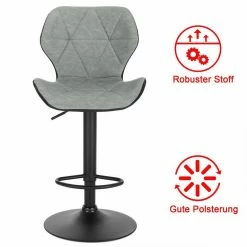 EUGAD Barhocker, 4er-Set mit Rückenlehne aus Kunstleder Metall Braun Anthrazit, Dunkelbraun, Grau -EUGAD Verkäufe 79470407 56d7 41f6 9228 7723d7dfccbd