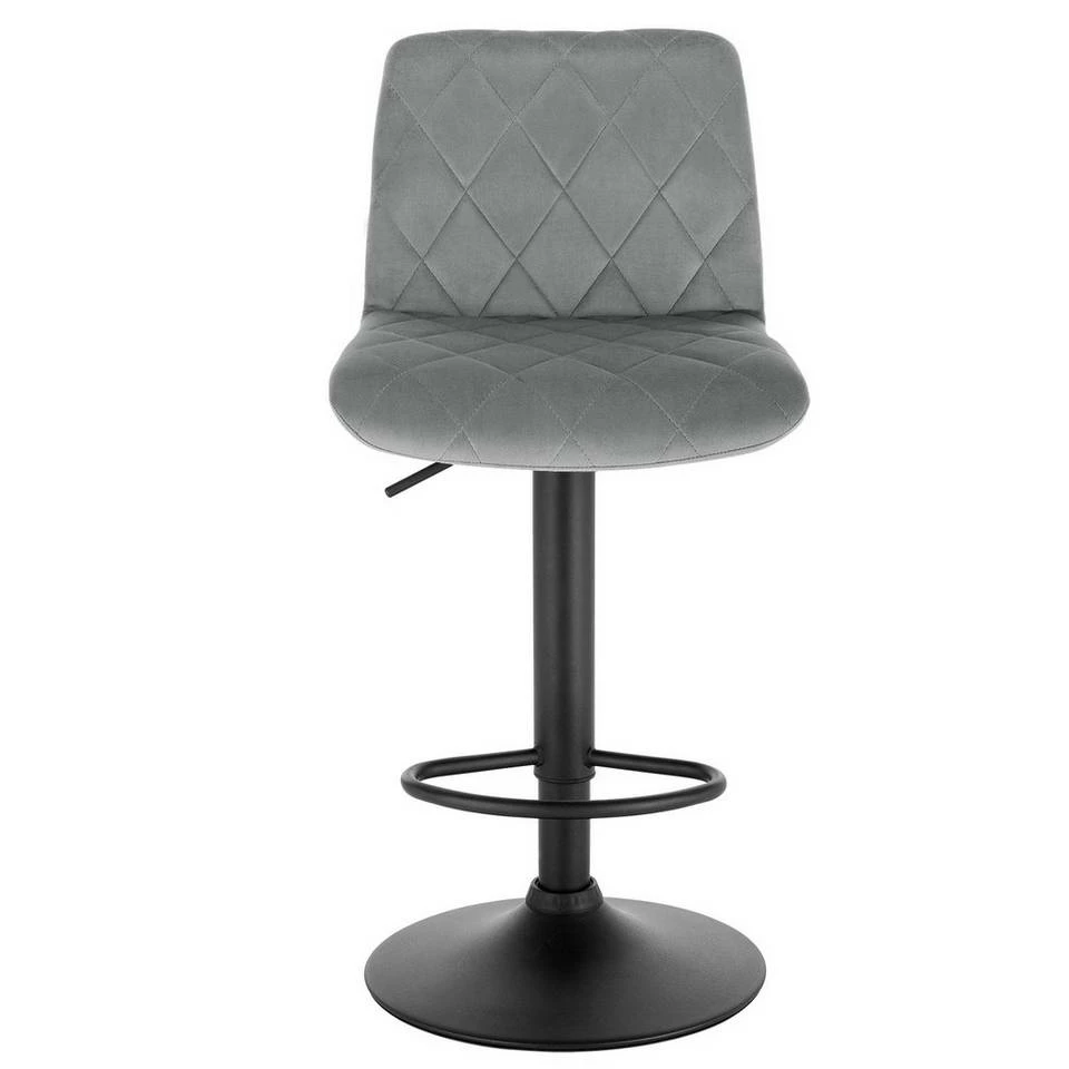 EUGAD Barhocker (2 St), Barhocker Drehstuhl Tresenhocker Barstuhl, Sitzfläche aus Samt mit Rücklehne Höhenverstellbar 7 EUGAD Barhocker (2 St), Barhocker Drehstuhl Tresenhocker Barstuhl, Sitzfläche aus Samt mit Rücklehne Höhenverstellbar – Bild 5