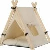 EUGAD Tierhaus, Tipi Hundezelt Katzenzelt 45x55x45cm Kätzchen Chihuahua Havaneser Kaninchen mit Kissen abnehmbar waschbar faltbar Weiß 1 EUGAD Tierhaus, Tipi Hundezelt Katzenzelt 45x55x45cm Kätzchen Chihuahua Havaneser Kaninchen mit Kissen abnehmbar waschbar faltbar Weiß -EUGAD Verkäufe 7abe02a1 b889 4e75 9d87 79375e9ff35a