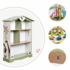 EUGAD Bücherregal, 1-tlg., Kinderregal Aufbewahrungsregal mit 5 Fächern, Zoomotive Spielzeug-Organizer für Kinderzimmer -EUGAD Verkäufe 7bad8ded 5304 469f baae 523b95f6c756