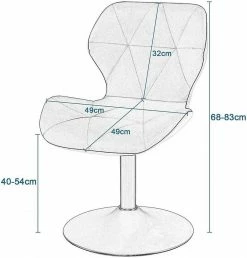 EUGAD Barhocker (4 St), niedriger Barhocker 360° Drehstuhl mit Rückenlehne 120kg belastbar Stuhl höhenverstellbar Kunstleder Sitzhöhe 40-54cm Dunkelbraun Weiß Anthrazit+Weiß, Dunkelbraun+Weiß -EUGAD Verkäufe 7bcc386e 3cdd 4529 8448 825d7175c348