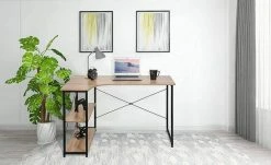 EUGAD Schreibtisch, Computertisch Büromöbel Couchtisch mit Ablage Holz Stahl Schwarz+Beigebraun Industrie-design 21 EUGAD Schreibtisch, Computertisch Büromöbel Couchtisch mit Ablage Holz Stahl Schwarz+Beigebraun Industrie-design -EUGAD Verkäufe 7c71f57e 935e 574a 9d18 7ee03dd0a2a6