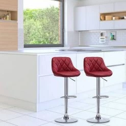 EUGAD Barhocker, 2er-Set Barstühle, höhenverstellbar, 360°drehbar Weiß Bordeaux, Cremeweiß, Grau, Khaki, Rot, Schwarz, Weiß 81 EUGAD Barhocker, 2er-Set Barstühle, höhenverstellbar, 360°drehbar Weiß Bordeaux, Cremeweiß, Grau, Khaki, Rot, Schwarz, Weiß -EUGAD Verkäufe 801a0463 11b7 542e 95b5 6e251b786fb0