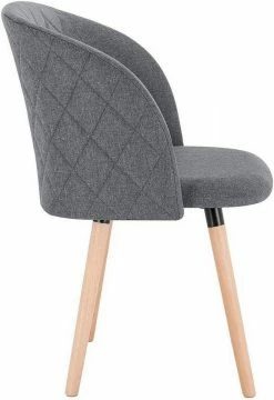 EUGAD Esszimmerstuhl, 2er-Set Esszimmerstuhl gepolsterte Sitzfläche aus Leinen Massivholz -EUGAD Verkäufe 806c23d0 7bae 5188 aa56 610413ccbbcf