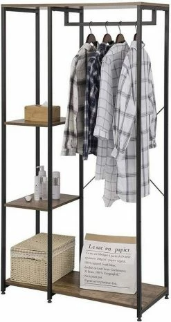 EUGAD Kleiderständer, Garderobenständer Hängeregal mit Schuhregal Holz Metall Schwarz-Hell Eiche Schwarz-Vintage, Weiß-Eiche 25 EUGAD Kleiderständer, Garderobenständer Hängeregal mit Schuhregal Holz Metall Schwarz-Hell Eiche Schwarz-Vintage, Weiß-Eiche -EUGAD Verkäufe 812f3755 725d 5500 9605 1f26fda2fd7e