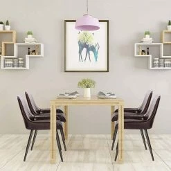 EUGAD Esszimmerstuhl, 4 Stücke Retro Küchenstuhl Sitzfläche aus PU mit Metallbeine Schwarz Braun, Dunkelbraun, Dunkelgrün, Grau 52 EUGAD Esszimmerstuhl, 4 Stücke Retro Küchenstuhl Sitzfläche aus PU mit Metallbeine Schwarz Braun, Dunkelbraun, Dunkelgrün, Grau -EUGAD Verkäufe 81d34ec5 06b2 5bca 96ee 723697bad508