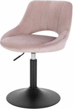 EUGAD Barhocker (6 St), Barstuhl Barsessel Sessel Loungesessel höhenverstellbar Clubsessel Cocktailsessel Drehsessel Samt Sitzhöhe 40–55 cm Rosa Dunkelgrau, Schwarz -EUGAD Verkäufe 82dcf818 343e 4651 8fc7 af9bb730e8cb