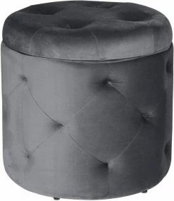 EUGAD Sitzhocker, Sitztruhe mit Stauraum, Sitz rund mit Deckel, Samt, ca.27L, Rosa Dunkelgrau, Hellgrau -EUGAD Verkäufe 85db8469 747d 5c29 8e68 93ddee8a18d2