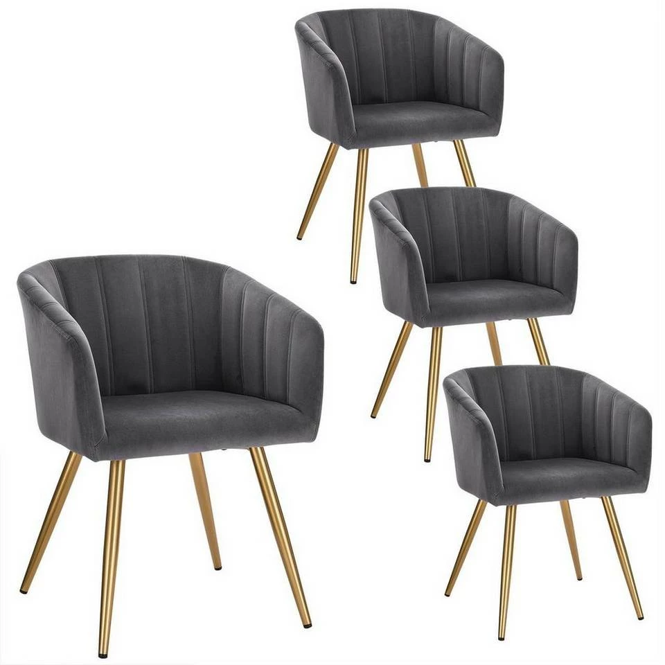 EUGAD Esszimmerstuhl (4 Stück), 4er-Set Esszimmerstuhl Polsterstuhl aus Samt Dunkelgrün Dunkelgrau, Dunkelgrün, Rosa, Schwarz 30 EUGAD Esszimmerstuhl (4 Stück), 4er-Set Esszimmerstuhl Polsterstuhl aus Samt Dunkelgrün Dunkelgrau, Dunkelgrün, Rosa, Schwarz – Bild 28