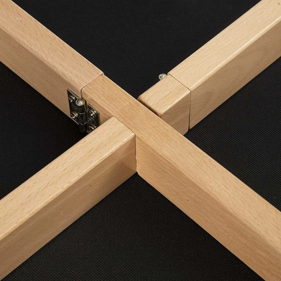 EUGAD Sitzhocker, Polsterhocker Sitztruhe bis 150kg belastbar, mit Stauraum, Deckel Abnehmbar Holzbeine Dunkelgrau Hellgrau 13 EUGAD Sitzhocker, Polsterhocker Sitztruhe bis 150kg belastbar, mit Stauraum, Deckel Abnehmbar Holzbeine Dunkelgrau Hellgrau – Bild 12