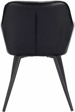 EUGAD Esszimmerstuhl, aus Kunstleder mit Armlehnen und Rückenlehne Gestell aus Metall Schwarz Braun, Dunkelbraun, Dunkelgrau -EUGAD Verkäufe 886e8d7b 394a 5734 87ed 65bc13bb856b