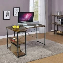 EUGAD Schreibtisch, PC-Tisch Bürotisch Arbeitstisch mit Bücherregal Holz 120x74x71,5 cm Hell Eiche Holz Vintage, Weiß+Hell Eiche 29 EUGAD Schreibtisch, PC-Tisch Bürotisch Arbeitstisch mit Bücherregal Holz 120x74x71,5 cm Hell Eiche Holz Vintage, Weiß+Hell Eiche -EUGAD Verkäufe 88c3ac09 3e6a 5fb0 a48d 394abb1a79fa