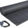 EUGAD Balkonsichtschutz PVC Sichtschutzmatte Grau 3 x 1 m (L x B), Balkon & Terrasse Gartenzaun -EUGAD Verkäufe 8ade56a0 ae42 53ec 81a5 c639b672b326