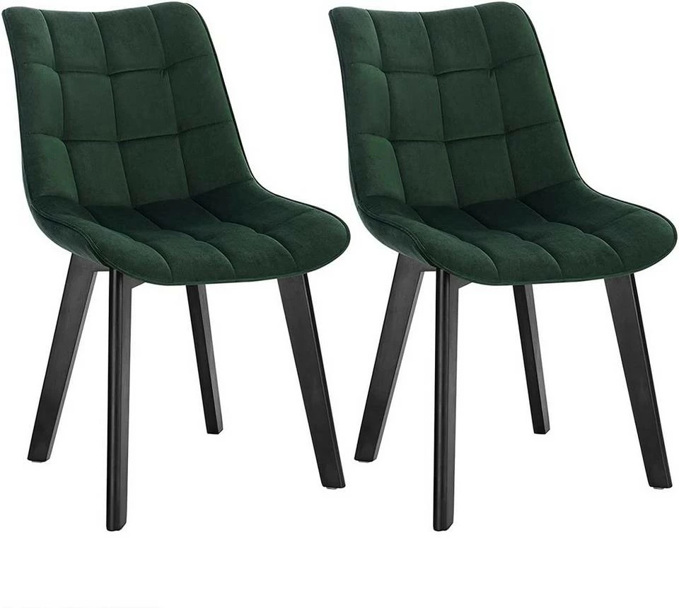EUGAD Esszimmerstuhl (2 Stück), Wohnzimmerstuhl mit Rückenlehne, Polsterstuhl Küchenstuhl Weich Samt und Holz für ESS- und Wohnzimmer Schwarz Dunkelgrau, Dunkelgrün, Rosa 21 EUGAD Esszimmerstuhl (2 Stück), Wohnzimmerstuhl mit Rückenlehne, Polsterstuhl Küchenstuhl Weich Samt und Holz für ESS- und Wohnzimmer Schwarz Dunkelgrau, Dunkelgrün, Rosa – Bild 19