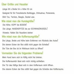 EUGAD Tiertransportbox, Hundetransportbox Alu Hundebox Reisebox Autobox für kleine/mittlere Hunde Französische Bulldogge Beagle Terriers Dackel Shiba Inu 69 x 54 x 50 cm L -EUGAD Verkäufe 8c5f276f 9688 457d a42d b6001fc7ca30
