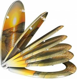 EUGAD WC-Sitz, Toilettendeckel mit Absenkautomatik Sonnenaufgang -EUGAD Verkäufe 8d00ca08 d7e4 541f 9b2c 796ede1e5c32