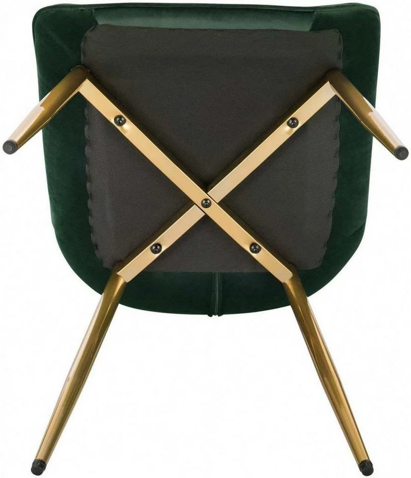 EUGAD Esszimmerstuhl, 4er-Set Küchenstühle Wohnzimmerstuhl mit Rückenlehne, Samt Sitzfläche, Gold Beine Grau Dunkelgrün, Rosa, Schwarz 27 EUGAD Esszimmerstuhl, 4er-Set Küchenstühle Wohnzimmerstuhl mit Rückenlehne, Samt Sitzfläche, Gold Beine Grau Dunkelgrün, Rosa, Schwarz – Bild 25