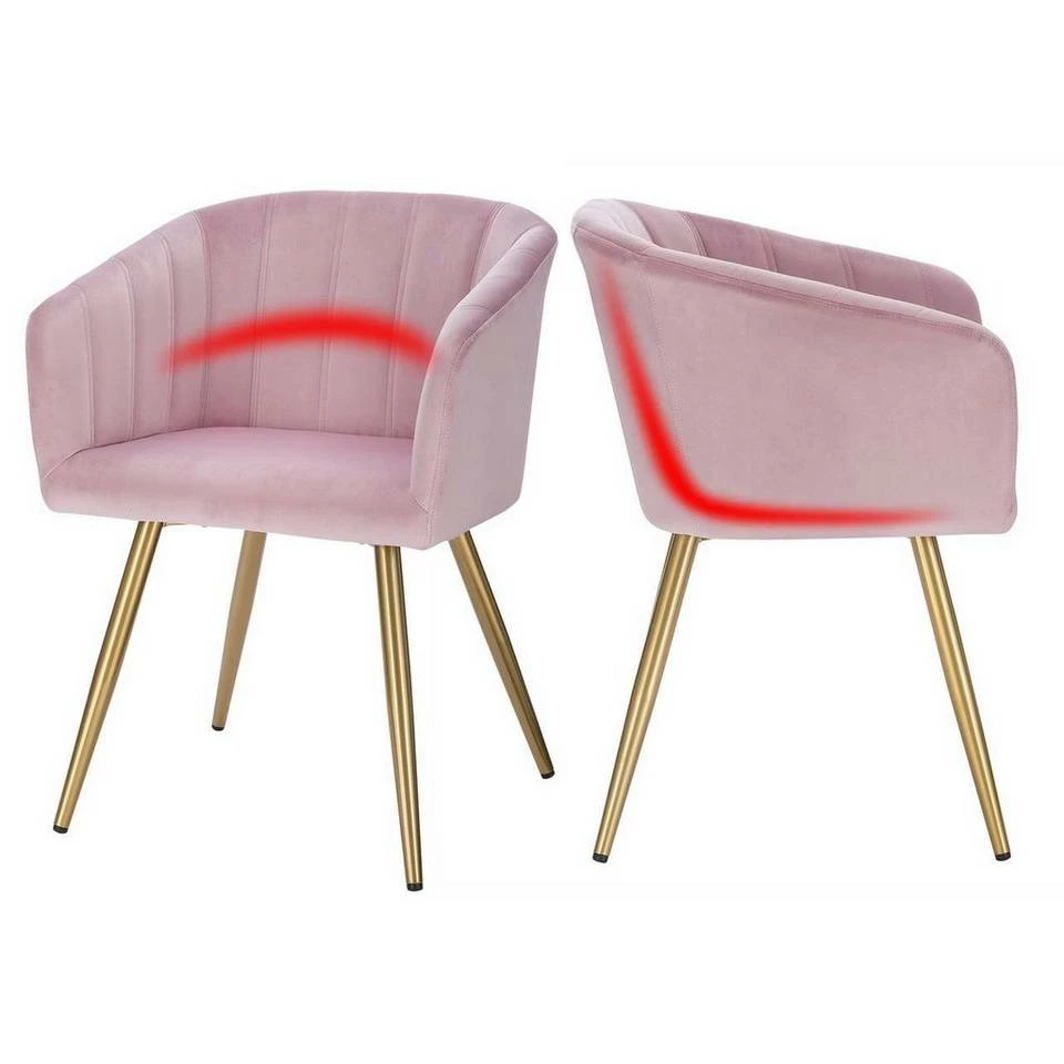 EUGAD Esszimmerstuhl, 2er-Set Esszimmerstuhl Polsterstuhl aus Samt Dunkelgrün Dunkelgrau, Dunkelgrün, Rosa, Schwarz 38 EUGAD Esszimmerstuhl, 2er-Set Esszimmerstuhl Polsterstuhl aus Samt Dunkelgrün Dunkelgrau, Dunkelgrün, Rosa, Schwarz – Bild 36