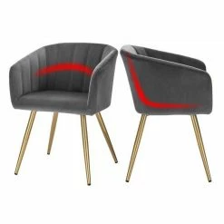 EUGAD Esszimmerstuhl, 2er-Set Esszimmerstuhl Polsterstuhl aus Samt Dunkelgrün Dunkelgrau, Dunkelgrün, Rosa, Schwarz 55 EUGAD Esszimmerstuhl, 2er-Set Esszimmerstuhl Polsterstuhl aus Samt Dunkelgrün Dunkelgrau, Dunkelgrün, Rosa, Schwarz -EUGAD Verkäufe 8f654696 9dc3 462c 8f9d 64d7fc6dd56a