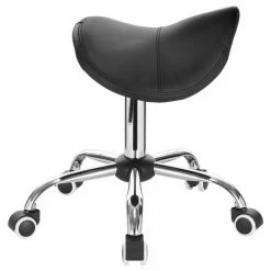 EUGAD Drehstuhl (1 Stück), Sattelhocker gepolstert höhenverstellbar aus Kunstleder Grau Schwarz, Weiß -EUGAD Verkäufe 90dd5745 3f65 5e70 8f91 bbaf0f71fbef