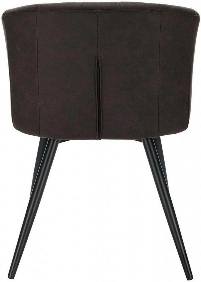 EUGAD 4-Fußstuhl, 6er-Set Esszimmerstuhl Polsterstuhl aus Stoffbezug Grau Dunkelbraun 17 EUGAD 4-Fußstuhl, 6er-Set Esszimmerstuhl Polsterstuhl aus Stoffbezug Grau Dunkelbraun – Bild 15