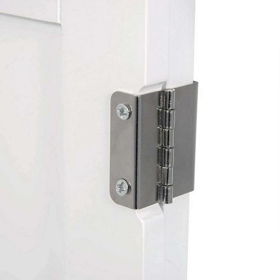 EUGAD Badkommode, Badschrank Beistellschrank, mit Doppeltür, 4 Fächern, MDF, Weiß 10 EUGAD Badkommode, Badschrank Beistellschrank, mit Doppeltür, 4 Fächern, MDF, Weiß – Bild 8