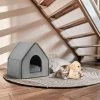 EUGAD Tierhaus, Hundehaus Hundehöhle Katzenhaus Katzenhöhle für Französische Bulldogge Jack Russell Terrier Welpen Grau M -EUGAD Verkäufe 939b462a d099 4ca1 b778 3a99edd4dd6e