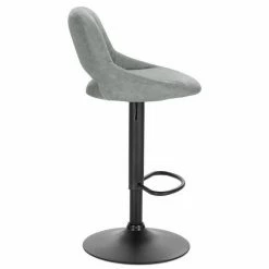 EUGAD Barhocker (2 St), 2er-Set 360° drehbar stufenlos höhenverstellbar mit Rückenlehne aus Kunstleder und Stahl Dunkelbraun Anthrazit, Grau -EUGAD Verkäufe 941e3866 30d9 5282 bf03 1535b2a6265b