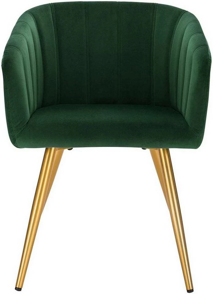 EUGAD Esszimmerstuhl, mit Rückenlehne Samt Gestell aus Stahl,Gold Beine Dunkelgrün Dunkelgrau, Dunkelgrün, Rosa, Schwarz 6 EUGAD Esszimmerstuhl, mit Rückenlehne Samt Gestell aus Stahl,Gold Beine Dunkelgrün Dunkelgrau, Dunkelgrün, Rosa, Schwarz – Bild 4