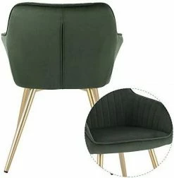 EUGAD Polsterstuhl (Set, 1 Stück), Esszimmerstuhl Küchenstuhl Samt, mit goldener Metallbeinen Blau, Bordeaux, Dunkelgrau, Dunkelgrün, Hellgrau, Rosa, Schwarz -EUGAD Verkäufe 9579a06c 37cc 4060 a8b1 1387f45189f1