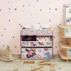 EUGAD Bücherregal, Kinder Aufbewahrungsregal Spielzeugregal Bücherregal Spielzeugkiste Kinderkommode Kindermöbel 3 Schichten mit 6 Kisten aus MDF Rosa -EUGAD Verkäufe 95d31fdb e272 4482 9ec6 8bd2244044e1