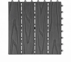 EUGAD WPC-Fliesen, 11 Stück WPC Terrassenfliesen 30x30cm Holzstruktur Anthrazit Coffee, Dunkelgrau, Hellgrau -EUGAD Verkäufe 95fc2565 cbf4 59fe 8e28 e4f07c8ec90d