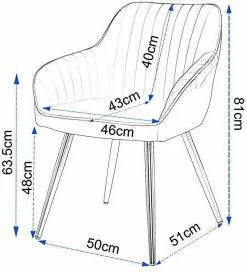 EUGAD Polsterstuhl (Set, 1 Stück), Esszimmerstuhl Küchenstuhl Samt, mit goldener Metallbeinen Blau, Bordeaux, Dunkelgrau, Dunkelgrün, Hellgrau, Rosa, Schwarz -EUGAD Verkäufe 99080300 ae5b 4bbd b76a c9eefc77c66c