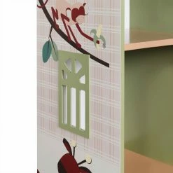 EUGAD Bücherregal, 1-tlg., Kinderregal Aufbewahrungsregal mit 5 Fächern, Zoomotive Spielzeug-Organizer für Kinderzimmer -EUGAD Verkäufe 99c5ebcf 7865 47d8 b9d0 78faf8445181