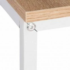 EUGAD Schreibtisch, Computertisch Esstisch Holz Stahl 80x60x70 cm Holz Vintage+schwarz Hell Eiche+schwarz, Hell Eiche+weiß, Marmor+schwarz -EUGAD Verkäufe 9b2fc20f 87c0 5f4e b934 9430a3427de9