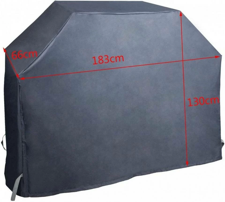 EUGAD Grill-Schutzhülle »0064FCZ«, Grill Abdeckhaube Grillabdeckung Schutzhülle BBQ Abdeckplane 600D Oxford Wasserdicht Anthrazit 163x61x122cm(LxBxH) 11 EUGAD Grill-Schutzhülle »0064FCZ«, Grill Abdeckhaube Grillabdeckung Schutzhülle BBQ Abdeckplane 600D Oxford Wasserdicht Anthrazit 163x61x122cm(LxBxH) – Bild 9