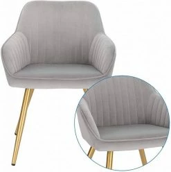 EUGAD Esszimmerstuhl, stühle 2er-Set,Samt,mit goldener Metallbeinen Blau, Bordeaux, Dunkelgrau, Dunkelgrün, Hellgrau, Rosa, Schwarz -EUGAD Verkäufe 9d50dbff 72a9 5bb8 9cac a492612fbedb