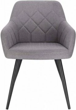 EUGAD Esszimmerstuhl (4 Stück), Wohnzimmerstuhl aus Leinen Polsterstuhl mit Armlehnen und Rückenlehne schwarze Gestell aus Metall Hellgrau Dunkelgrau 21 EUGAD Esszimmerstuhl (4 Stück), Wohnzimmerstuhl aus Leinen Polsterstuhl mit Armlehnen und Rückenlehne schwarze Gestell aus Metall Hellgrau Dunkelgrau -EUGAD Verkäufe 9db3001c 33c8 58d1 832d 7ed378a01b31