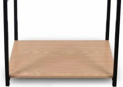 EUGAD Kleiderständer, Garderobenständer mit 2 Ablagen Holz Metall Schwarz-Hell Eiche Schwarz-Vintage, Weiß-Eiche -EUGAD Verkäufe 9e63f9a6 b214 5904 8bed 8ac109e3981d