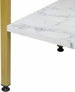 EUGAD Bücherregal, Standregal Bücherregal Metallregal Leiterregal Stufenregal Multifunktionale Regal Industrie Design MDF Metall Schwarz+schwarzer Marmor Golden+Weißer Marmor, Vintage -EUGAD Verkäufe 9ef6026c 5a41 5b8b ac9e 8b3298dbad07